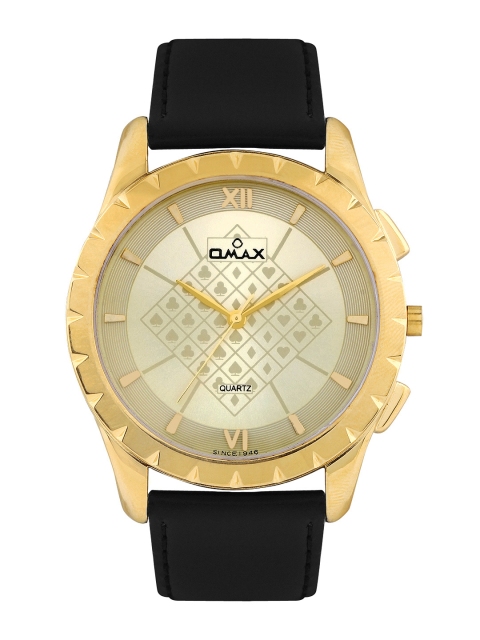 

Omax Men Gold Toned Dial Watch