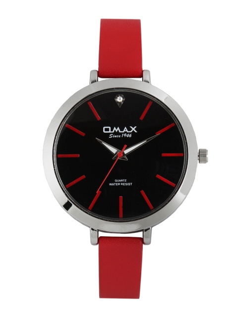 

Omax Unisex Black Dial Watch