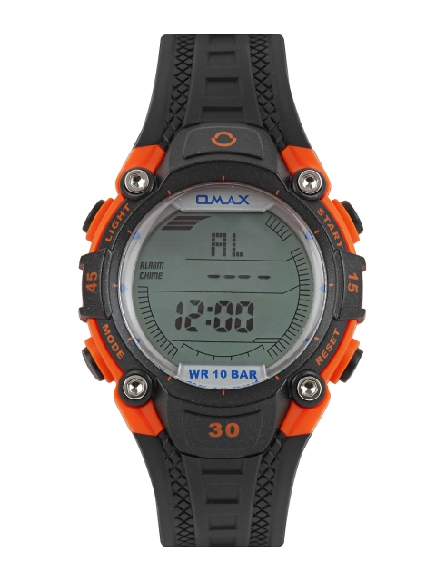 

Omax Unisex Black Digital Watch