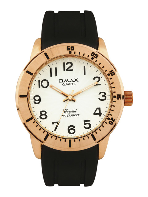 

Omax Unisex White Dial Watch