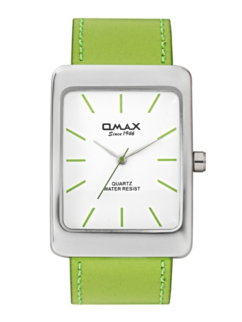 

Omax Women White Dial Watch