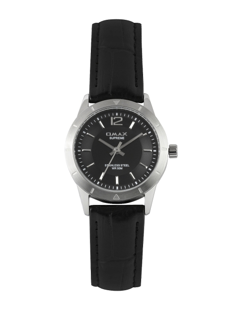 

Omax Women Black Dial Watch LS183