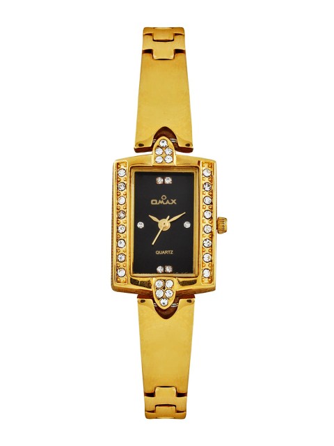 

Omax Women Black Dial Watch