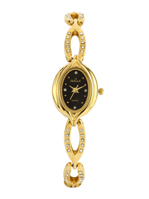 

Omax Women Black Dial Watch