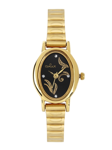 

Omax Women Black Dial Watch