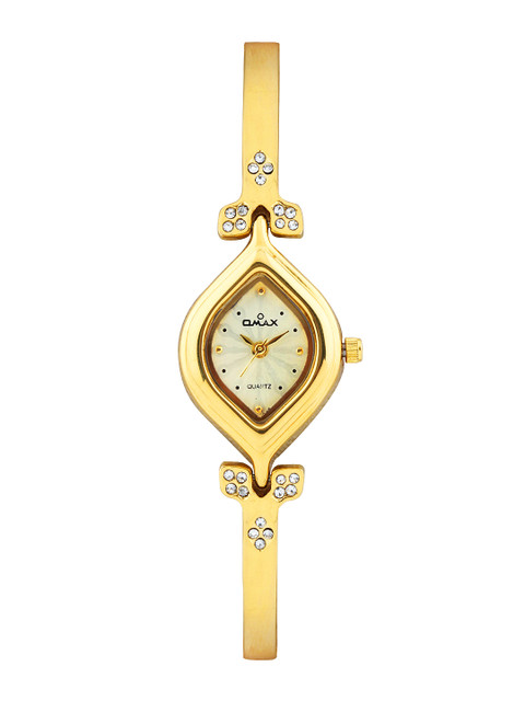 

Omax Women Gold Toned Dial Watch
