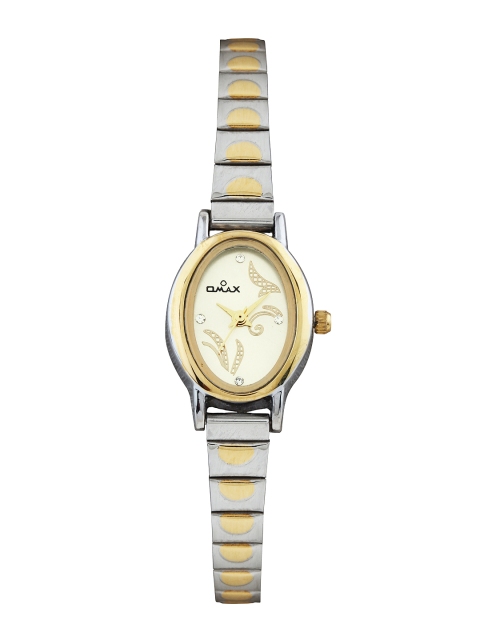 

Omax Women Gold Toned Dial Watch