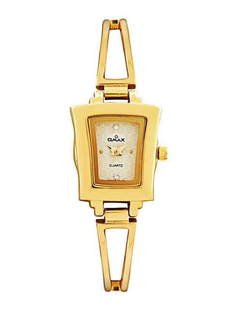 

Omax Women Gold Toned Dial Watch