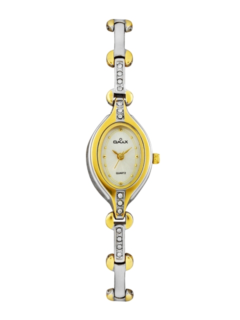 

Omax Women Dull Gold Toned Dial Watch