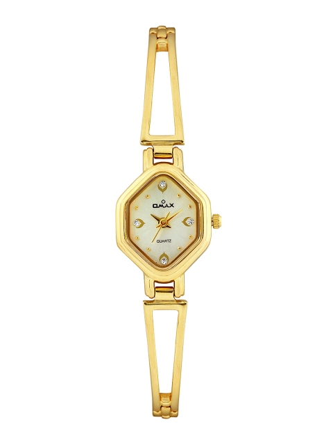 

Omax Women Dull Gold Toned Dial Watch