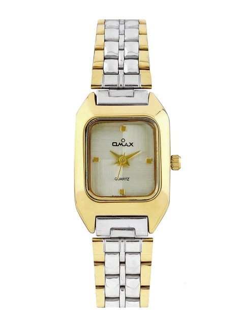 

Omax Women Dull Gold Toned Dial Watch