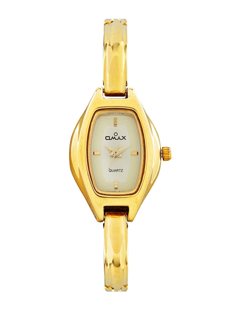 

Omax Women Dull Gold Toned Dial Watch