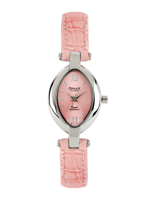 

Omax Women Pink Dial Watch LS145