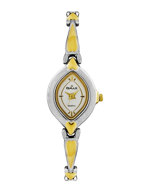 

Omax Women Silver Toned Dial Watch