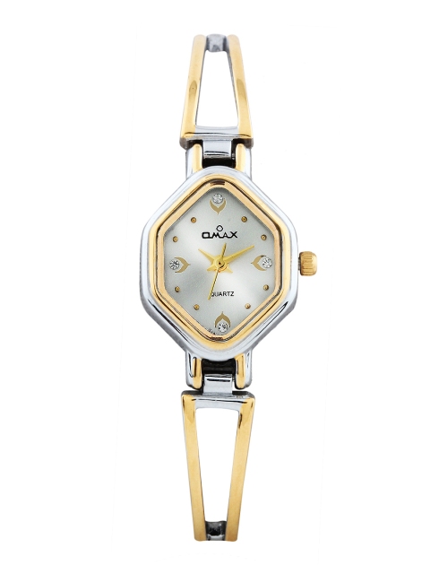 

Omax Women Silver Toned Dial Watch