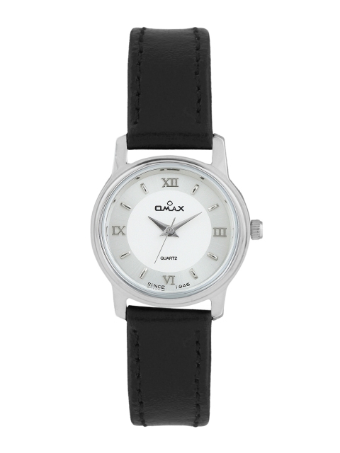 

Omax Women Silver Toned Dial Watch