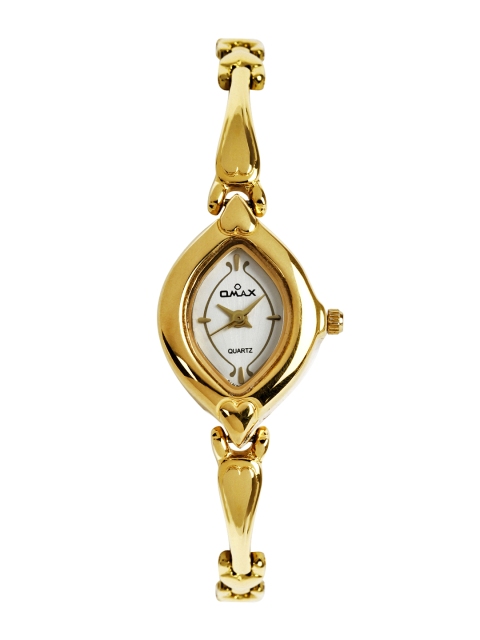 

Omax Women Silver Toned Dial Watch