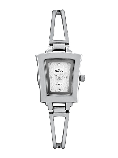 

Omax Women White Dial Watch