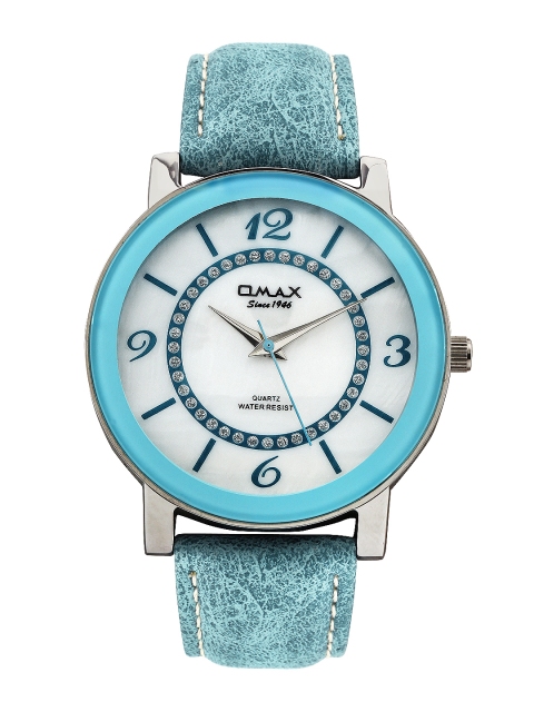 

Omax Women White Dial Watch
