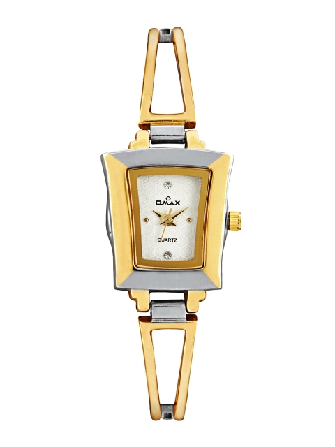 

Omax Women Silver Toned Dial Watch