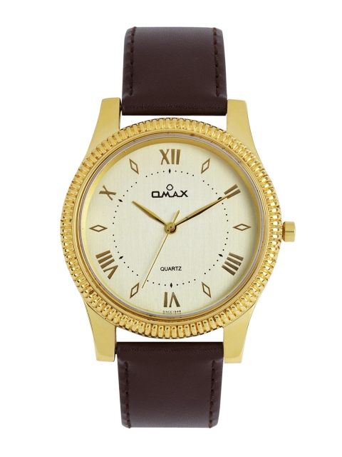 

Omax Men Gold Toned Dial Watch