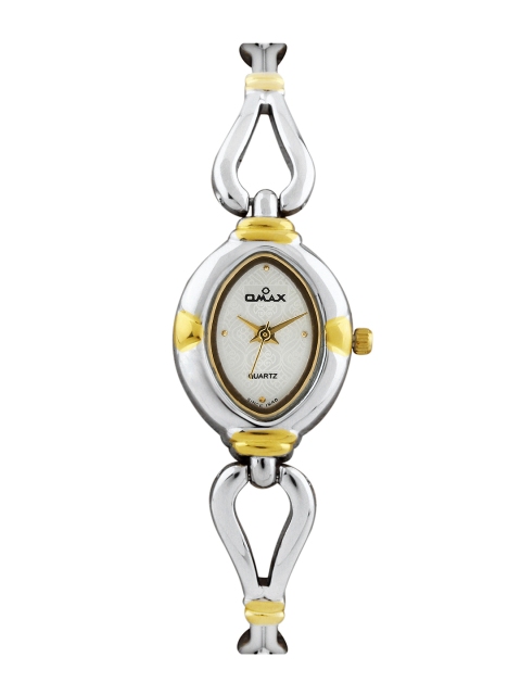 

Omax Women Silver Toned Dial Watch