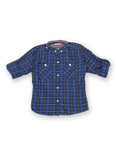 

GJ Unltd Jeans by Gini and Jony Boys Blue Checked Shirt