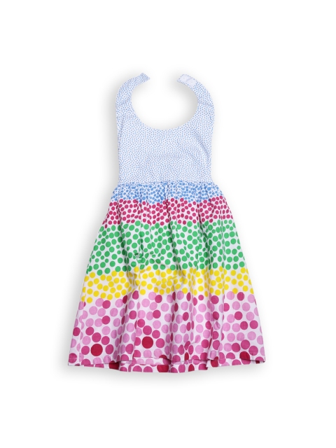 

Gini and Jony by Gini and Jony Girls Multicoloured Fit & Flare Dress, Multi