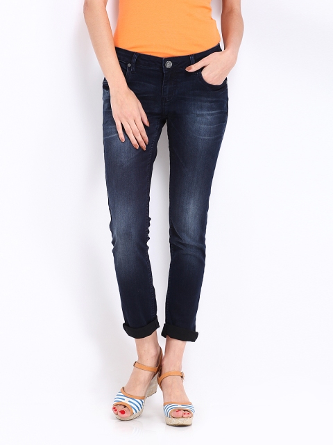 

People Women Blue Skinny Fit Jeggings