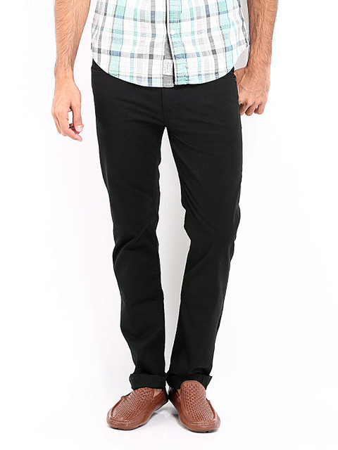 

Pepe Jeans Men Black Vapour Skinny Fit Trousers