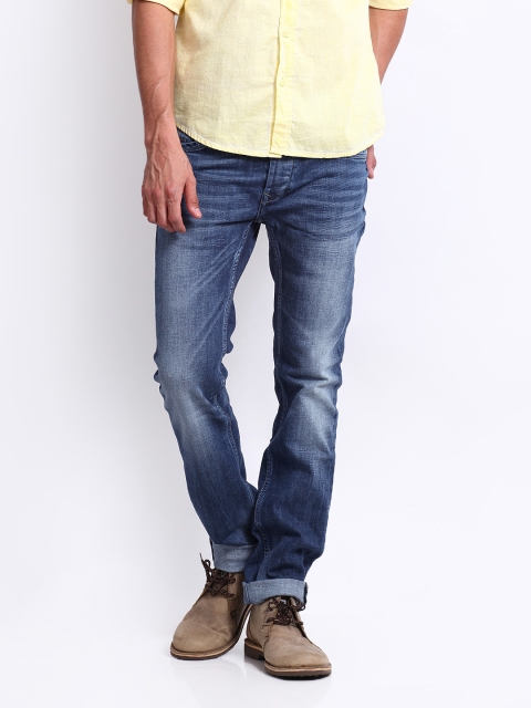 

Pepe Jeans Men Blue Hokum Vapour Skinny Fit Jeans