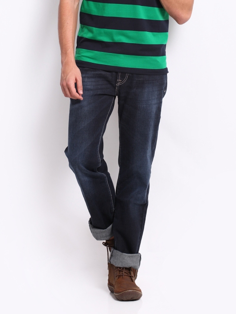 

Pepe Jeans Men Navy Holborne Regular Fit Jeans, Navy blue
