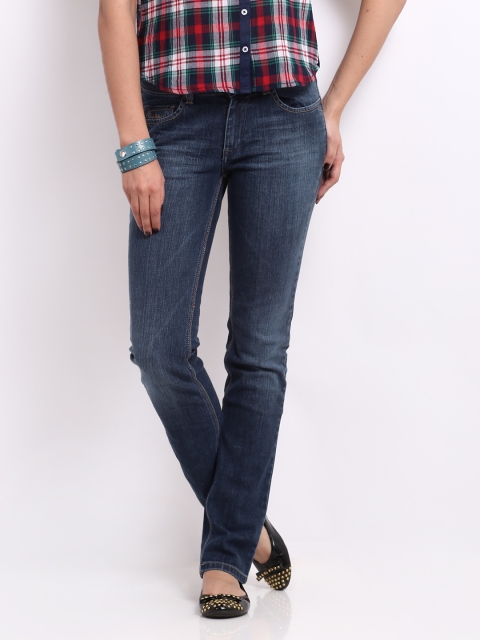 

Pepe Jeans Women Blue Frisky Slim Fit Jeans
