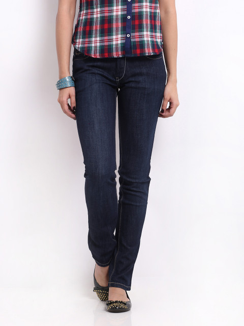 

Pepe Jeans Women Blue Frisky Slim Fit Jeans