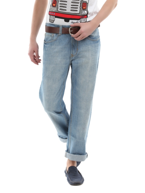 

Peter England Men Sky Blue Slim Fit Jeans