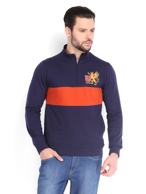 

Peter England Navy Sweatshirt, Navy blue