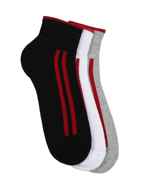 

Peter England Men Pack of 3 Pairs of Socks, Black