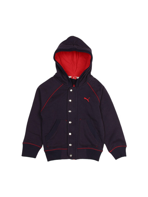

Puma Boys Navy Motor Sweat Jackets, Navy blue