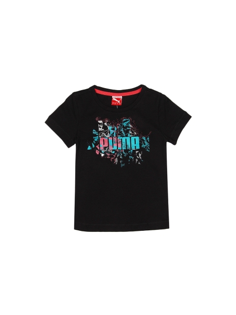 

Puma Girls Black T-shirt