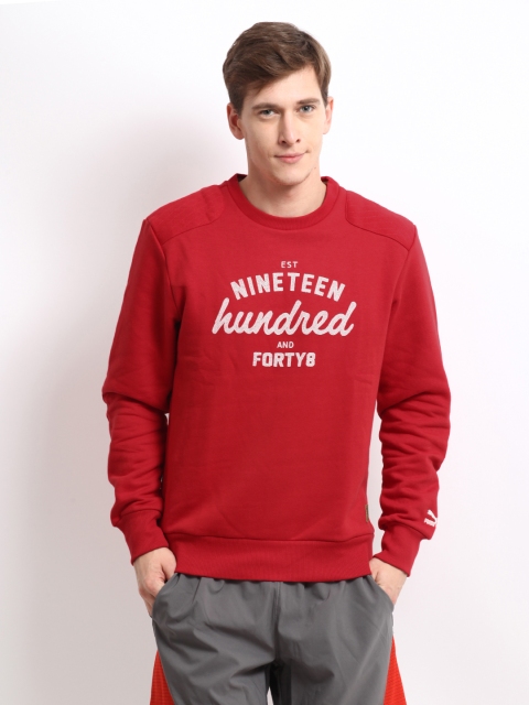 

Puma Men Red Sweatshirt