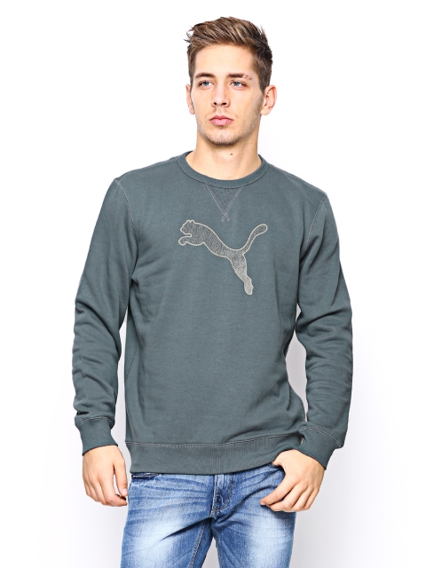 

Puma Men Grey Sports Sweatshirt