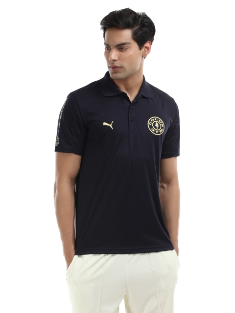

Puma Men Team Trainer Navy Blue Polo T-shirt