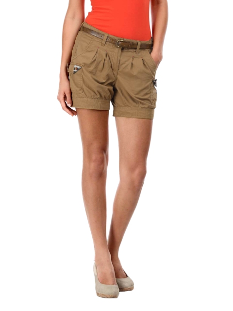 

Puma Women Brown Beach Walk Shorts