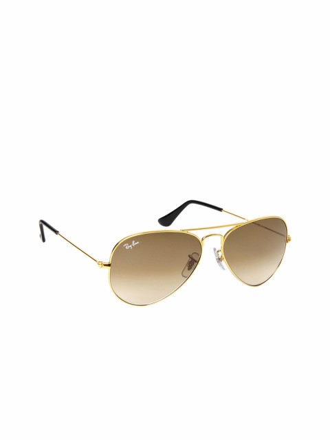 

Ray-Ban Unisex Aviator Sunglasses, Brown
