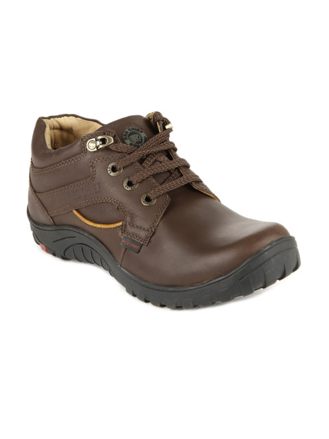 

Red Chief Men Dark Brown Casual Leather Shoes