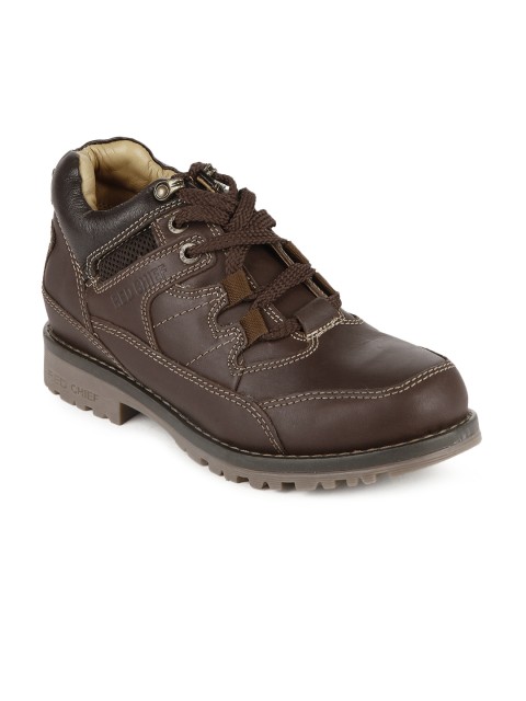

Red Chief Men Dark Brown Casual Leather Shoes