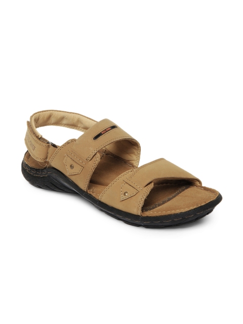 

Red Chief Men Brown Leather Sandals