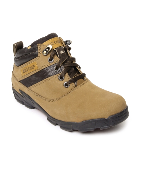 

Red Chief Men Brown Suede Sports Shoes