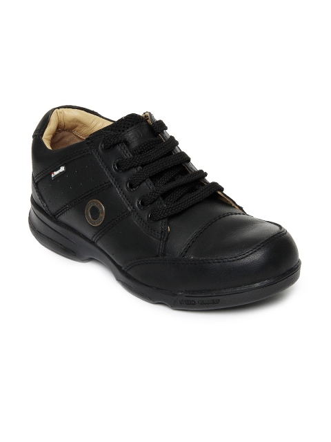 

Red Chief Men Black Leather Casual Shoes