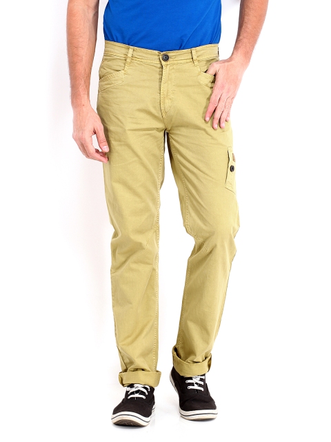 

Republic of Spiel Men Khaki Slim Fit Trousers